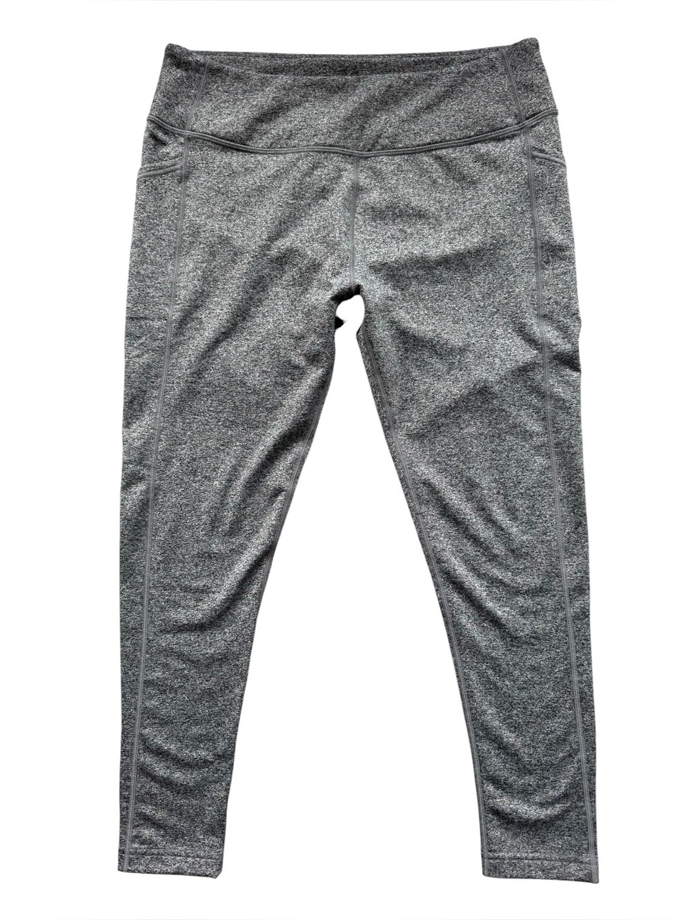WOOLX McKenna Pocket All Weather Leggings, Size XL, Gray Heather
